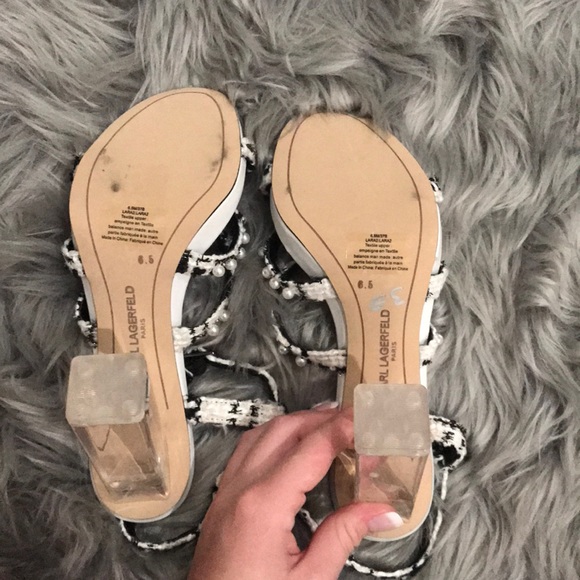 SOLD Karl Lagerfeld heels - Picture 3 of 3